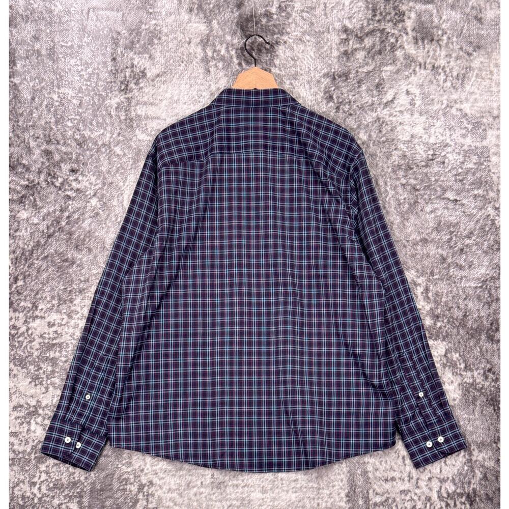 Untuckit Martinet Shirt XXL Mens Plaid Wrinkle Free Performance Button - Picture 3 of 8